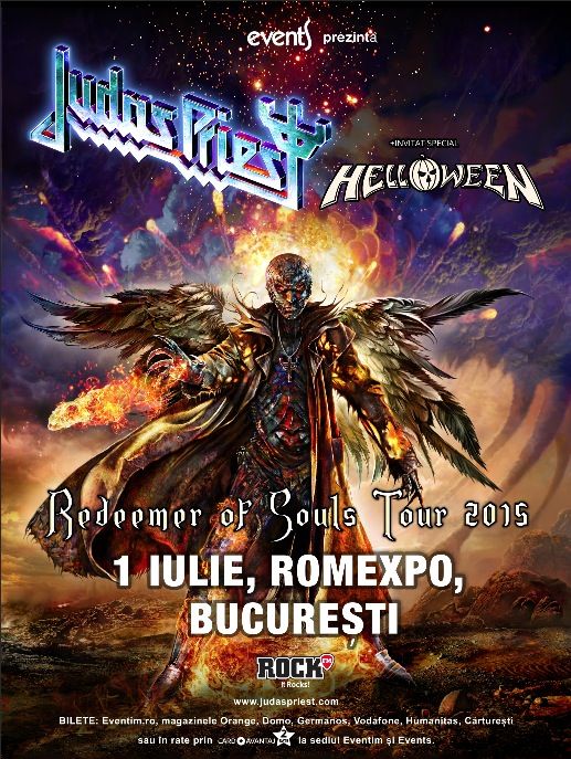Helloween alături de Judas Priest pe scena la Bucuresti
